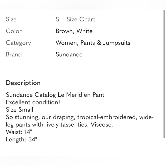 Sundance Catalog Le Meridien Pant - Picture 6 of 12